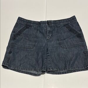 Tommy Hilfiger Black Jean Shorts Classic Style